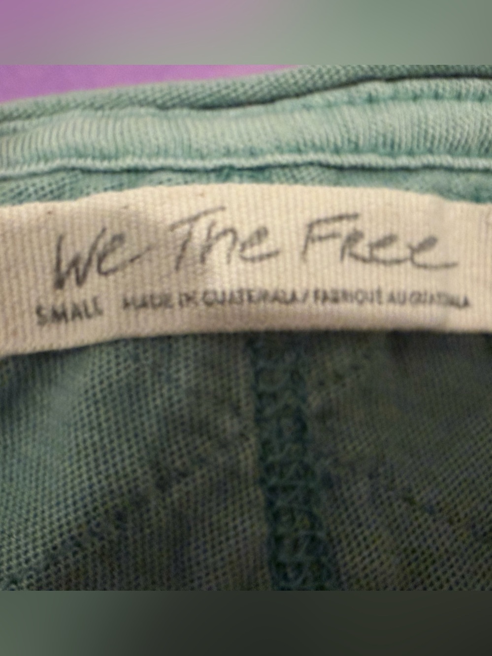 We The Free Washed Sage Green Dylan Tee - Picture 3 of 5